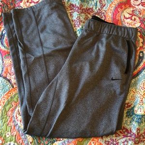 Gray Nike athletic pants